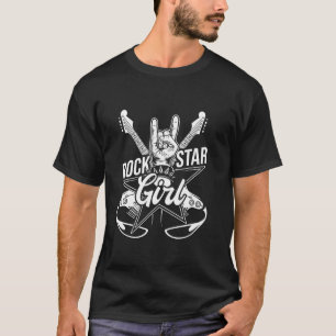 Camiseta Rockstar Chica Rockstar Fiesta musical Banda Music
