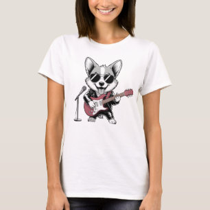 Camiseta Rockstar Corgi T-Shirt