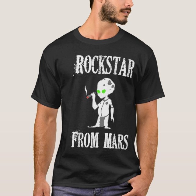 Camiseta Rockstar de Marte (Anverso)