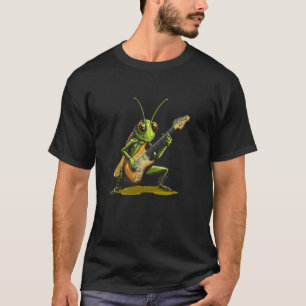 Camiseta Rockstar en Magia de Guitarra Saltamontes Verde