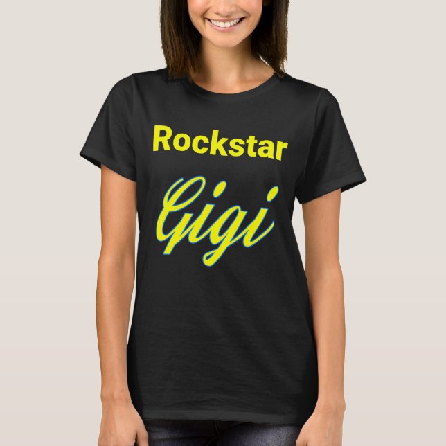 Camiseta Rockstar Gigi (Anverso)
