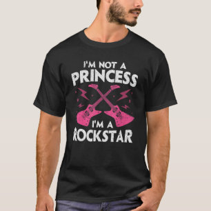 Camiseta Rockstar Guay Para Mujeres Chicas Rocker Rock Punk
