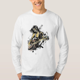 Camiseta Rockstar Guy Toca La Guitarra