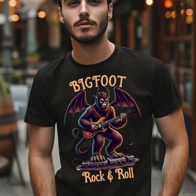 Camiseta Rockstar mítico: Guitarra Solo Bigfoots (Subido por el creador)