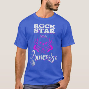 Camiseta Rockstar Princesa Cute Chicas Rockers Novedad Rock