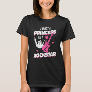 Camiseta Rockstar Princesa Pink Roll No soy Princesa Im