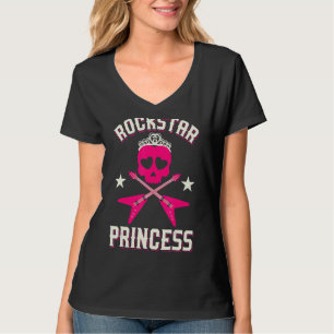 Camiseta Rockstar Princess Cute Chicas Rockkers