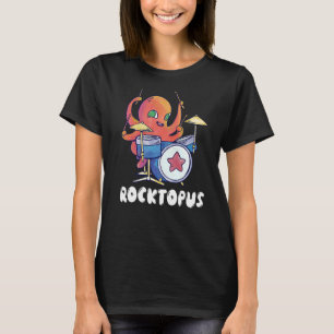 Camiseta Rocktopus Drummer Octopus Drummer