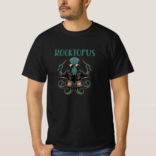 Camiseta Rocktopus Octopus (Anverso)