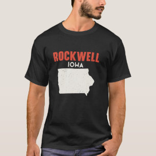 Camiseta Rockwell Iowa Estados Unidos EE.UU. Viajes Iowan