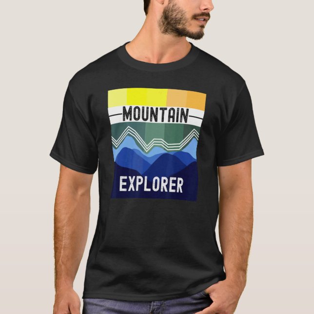 Camiseta Rocky Mountain Al Aire Libre Camping Explorer Colo (Anverso)