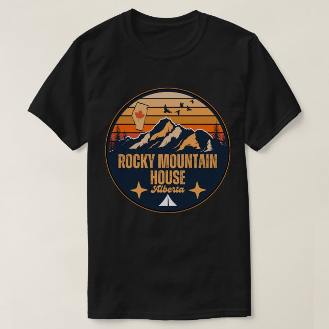 Camiseta Rocky Mountain House, Alberta (Diseño del anverso)
