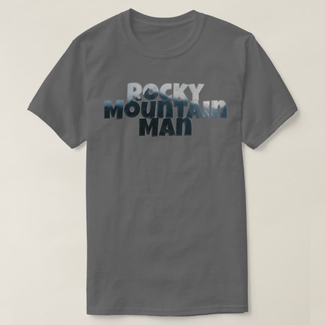 Camiseta Rocky Mountain Man (Diseño del anverso)