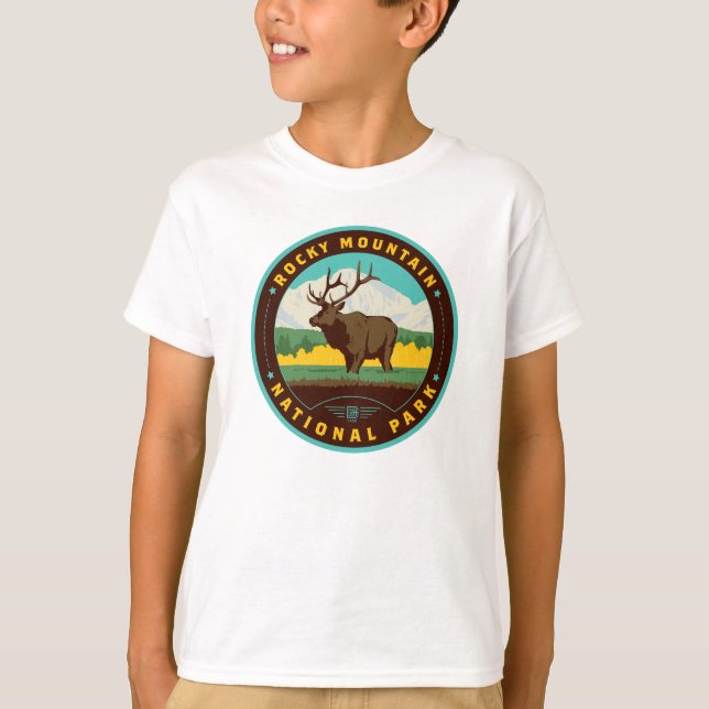 Camiseta Rocky Mountain National Park (Anverso)