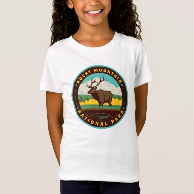 Camiseta Rocky Mountain National Park (Anverso)