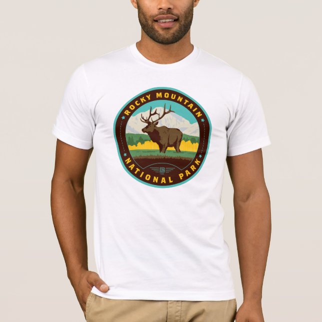 Camiseta Rocky Mountain National Park (Anverso)