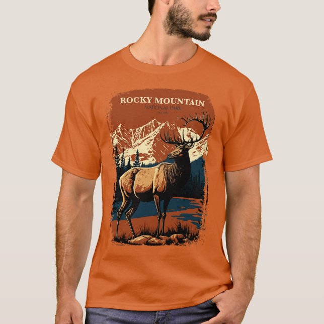 Camiseta Rocky Mountain National Park 1 (Anverso)