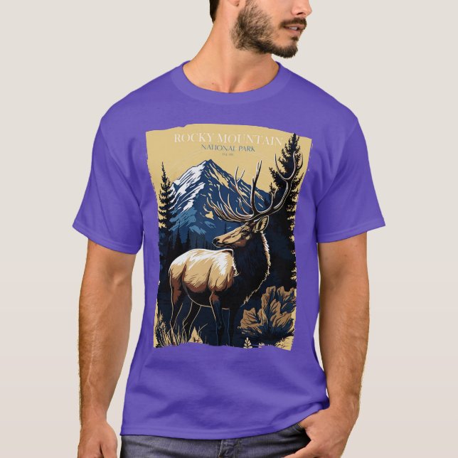 Camiseta Rocky Mountain National Park 3 (Anverso)