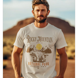 Camiseta Rocky Mountain National Park Fun landscape