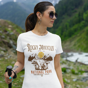 Camiseta Rocky Mountain National Park Fun landscape