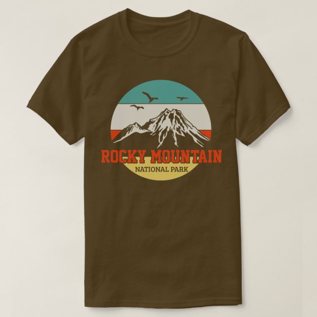 Camiseta Rocky Mountain Senking Vintage (Diseño del anverso)