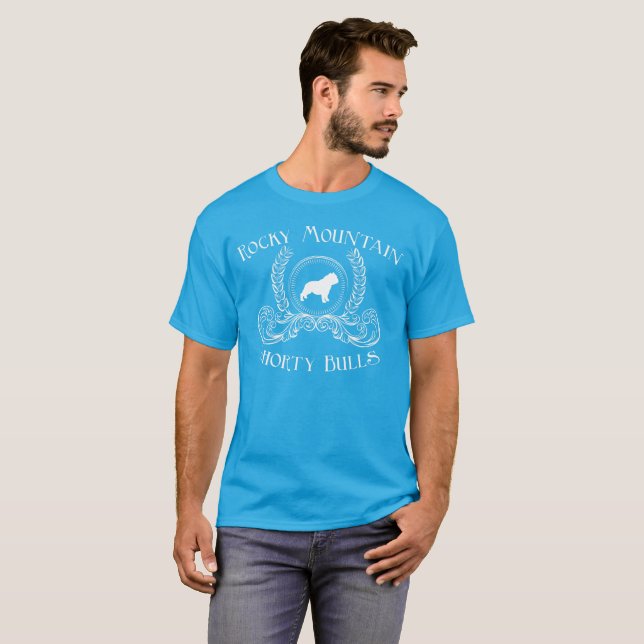 Camiseta Rocky Mountain Shorty Bulls T-Shirt White diseño (Anverso completo)