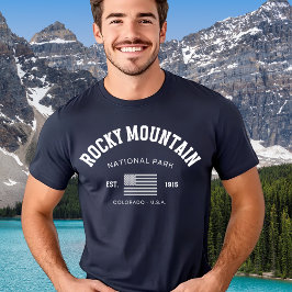 Camiseta Rocky Mountains – Nature Travel Souvenir Design