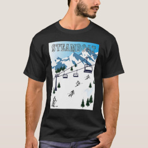 Camiseta Rocky Mountains Ski Resort Steamboat