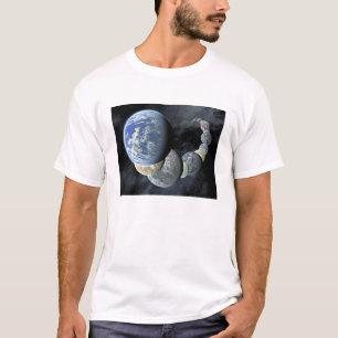 Camiseta Rocky, mundos terrestres