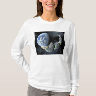 Camiseta Rocky, mundos terrestres