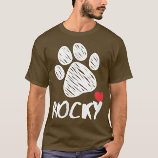 Camiseta Rocky My Dog Rocky Amo Mi Perro Rocky Puppy Amor