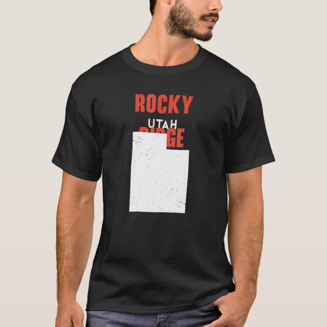 Camiseta Rocky Ridge Utah Estados Unidos de América Viaje U (Anverso)