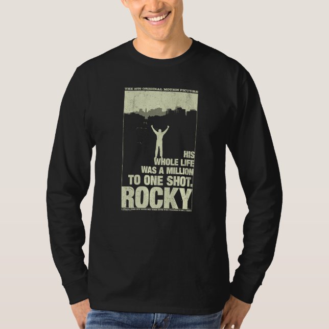 Camiseta Rocky Silhouette   (Anverso)