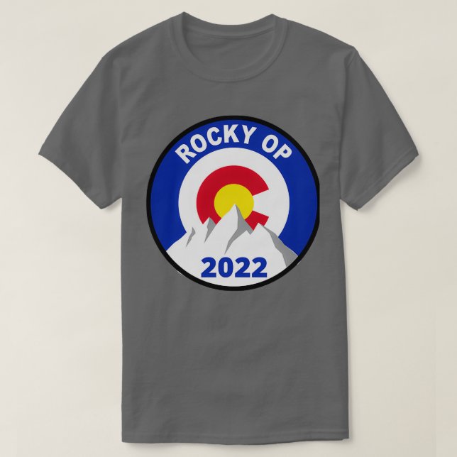 Camiseta RockyOp 2022 (Diseño del anverso)