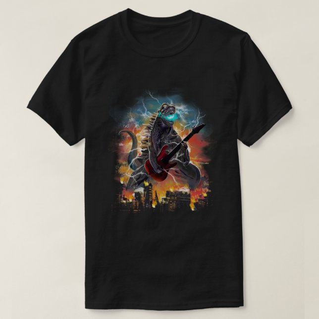 CAMISETA ROCKZILLA (Diseño del anverso)