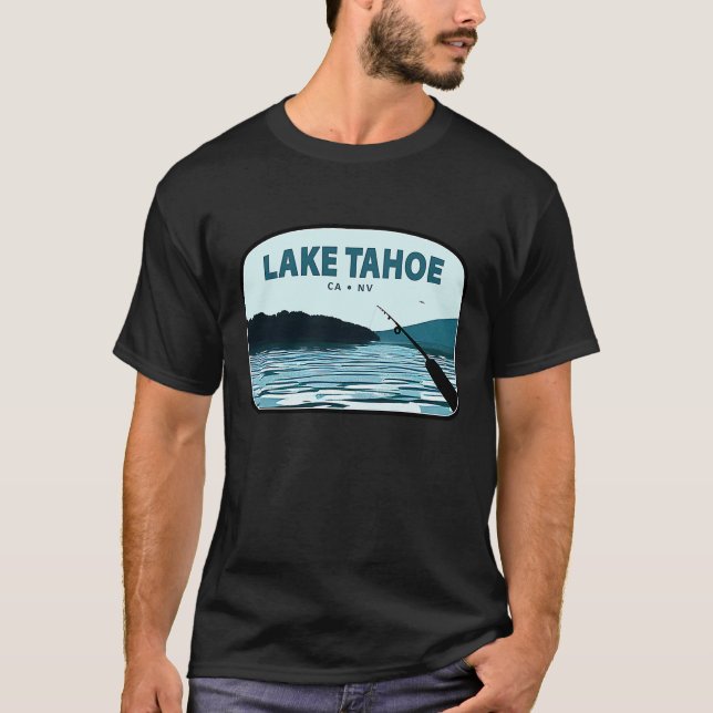 Camiseta Rod De Pesca Del Lago Tahoe (Anverso)