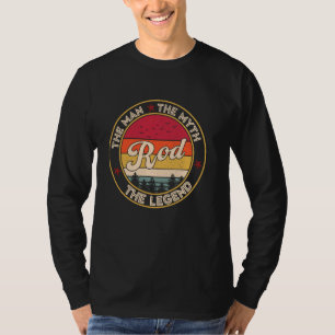 Camiseta Rod El Hombre El Mito El Nombre Personalizado De L