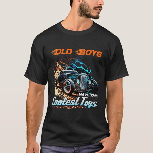 Camiseta Rod Hot Rod Abuelo Viejos Chicos Juguetes más frío (Anverso)
