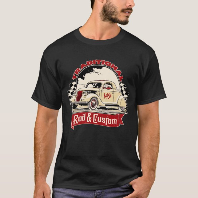 Camiseta Rod y Personalizado tradicionales (Anverso)