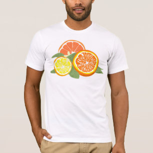 Camiseta Rodajas de cítricos frescos Naranja Limón