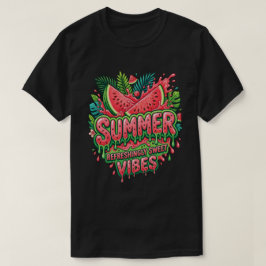Camiseta Rodajas de Sandía - vibra de sandía de verano