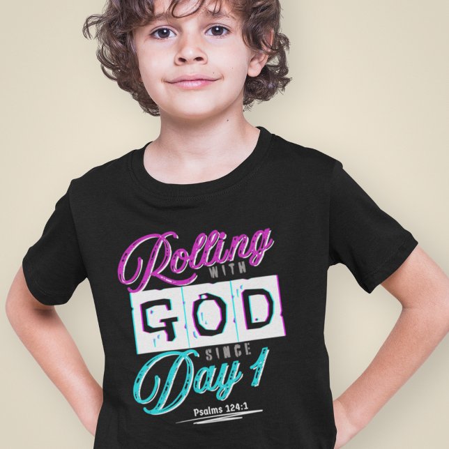 Camiseta Rodando con Dios - Dios Religioso Espiritual (Subido por el creador)