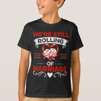 Camiseta Rodando Después de 7 Años de Casados 7º Aniversari