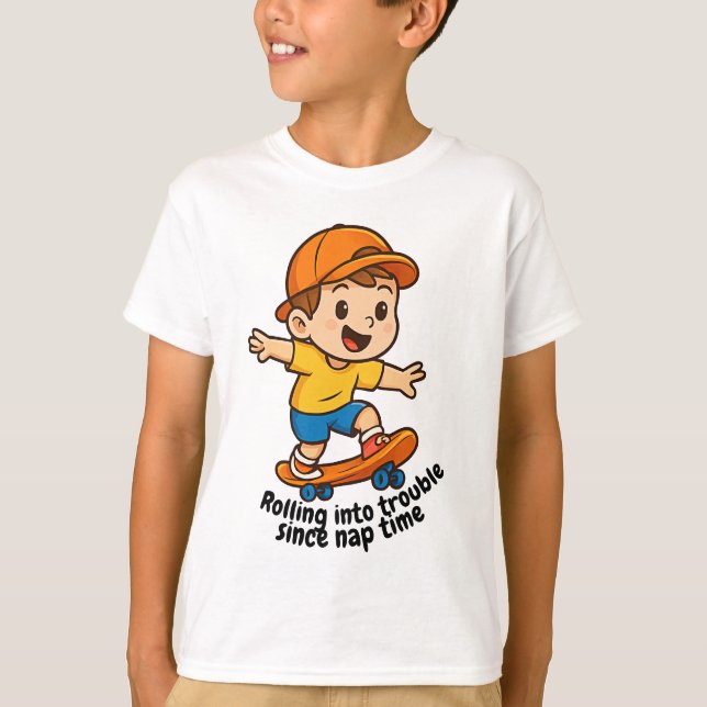 Camiseta Rodando en problemas desde la hora de la siesta  (Anverso)