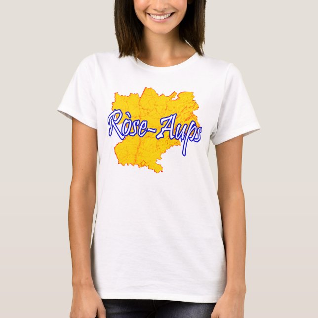 Camiseta Ródano-Alpes - Ròse-Aups (Anverso)