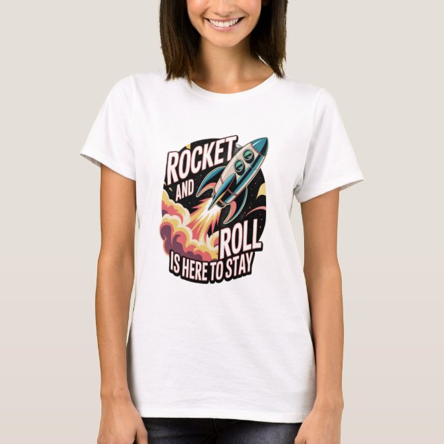 Camiseta Rodar Cohete  (Anverso)