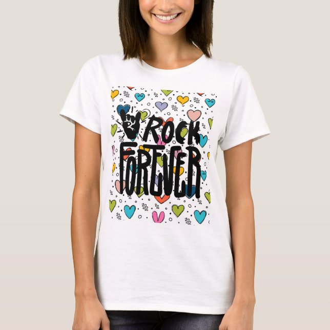Camiseta rodar para siempre (Anverso)