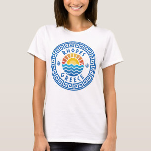 Camiseta Rodas, Grecia - Sunshine and Sea Women's