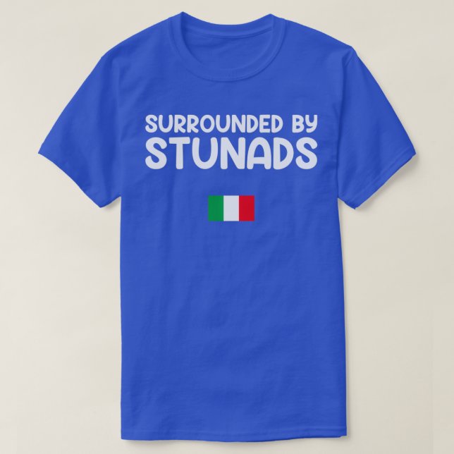 Camiseta Rodeado de dobles graciosos italianos (Diseño del anverso)