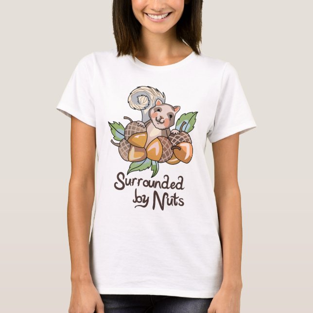 Camiseta Rodeado de nueces (Anverso)